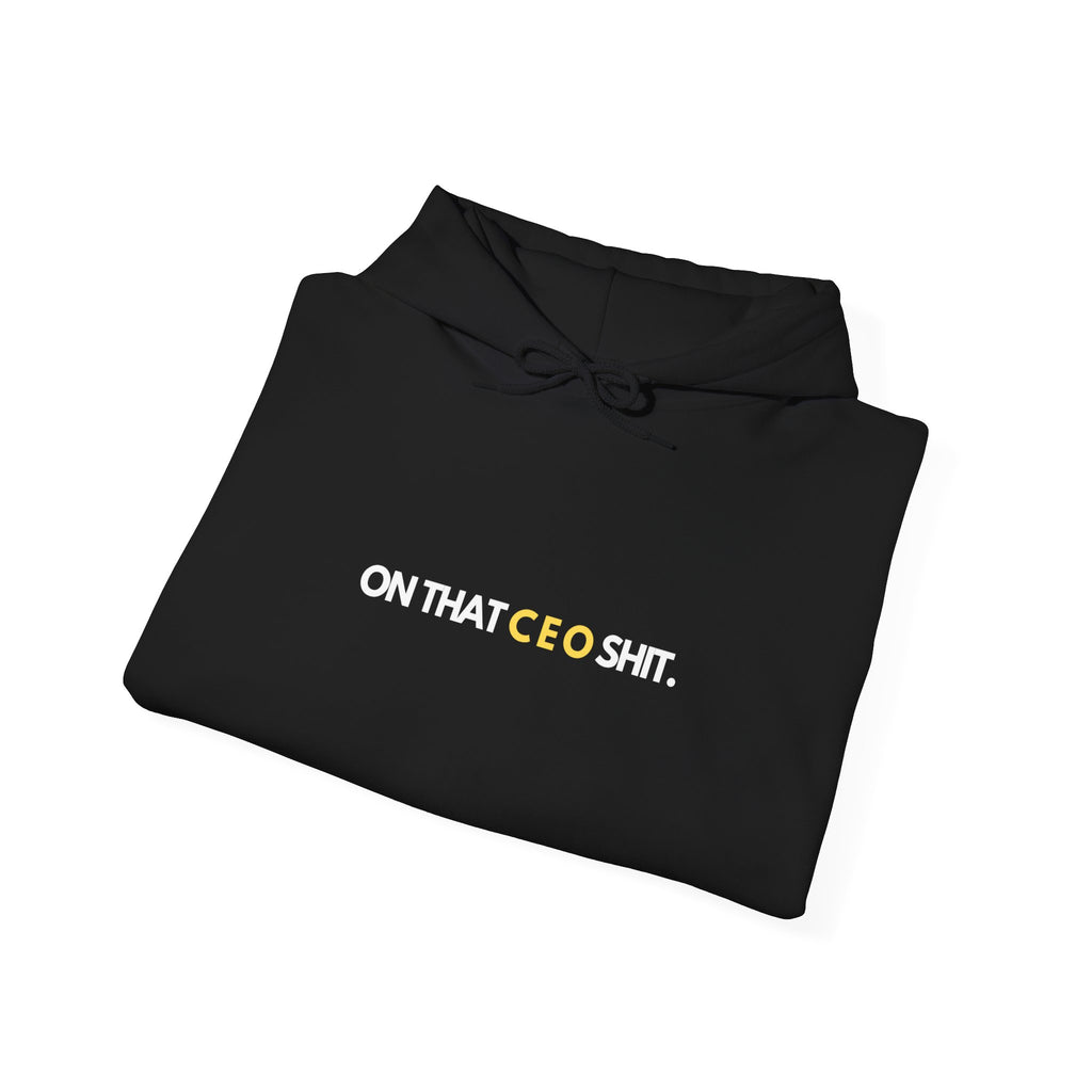CEO Hustle Hoodie - Unisex Heavy Blend Sweatshirt, Motivational Gift for Entrepreneurs, Casual Wear, Business Hoodie, Unique Streetwear
