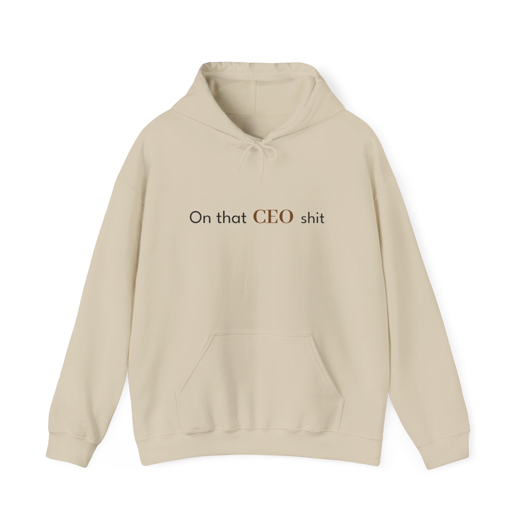 CEO Hustle Hoodie - Unisex Heavy Blend Sweatshirt, Motivational Gift for Entrepreneurs, Casual Wear, Business Hoodie, Unique Streetwear